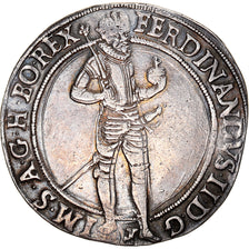 Moeda, ESTADOS AUSTRÍACOS, Ferdinand II, Thaler, 1624, Prague, Rara, AU(50-53)