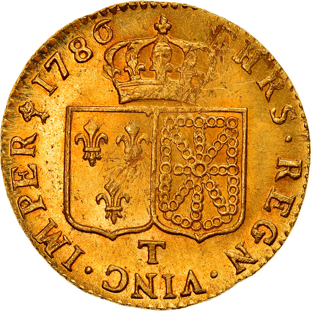 Moneta, Francja, Louis XVI, Louis d'or à la tête nue, Louis d'Or, 1786