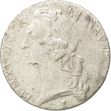 Francia, Louis XV, Écu au bandeau, Ecu, 1765, Nantes, B+, Argento, KM:512.20...
