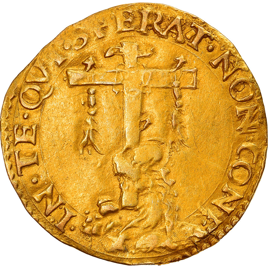 Moneda, Estados italianos, Ercole II d'Este, Scudo del Sole, 1534-1559, Ferrara