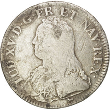 FRANCE, Écu aux branches d'olivier, ECU, 1726, Paris, KM #486.1, VF(20-25), ...