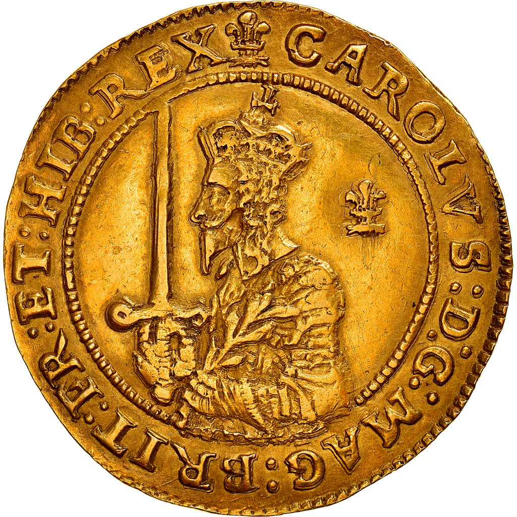 Coin, Great Britain, Charles I, Triple Unite, 1642, Oxford, Extremely rare