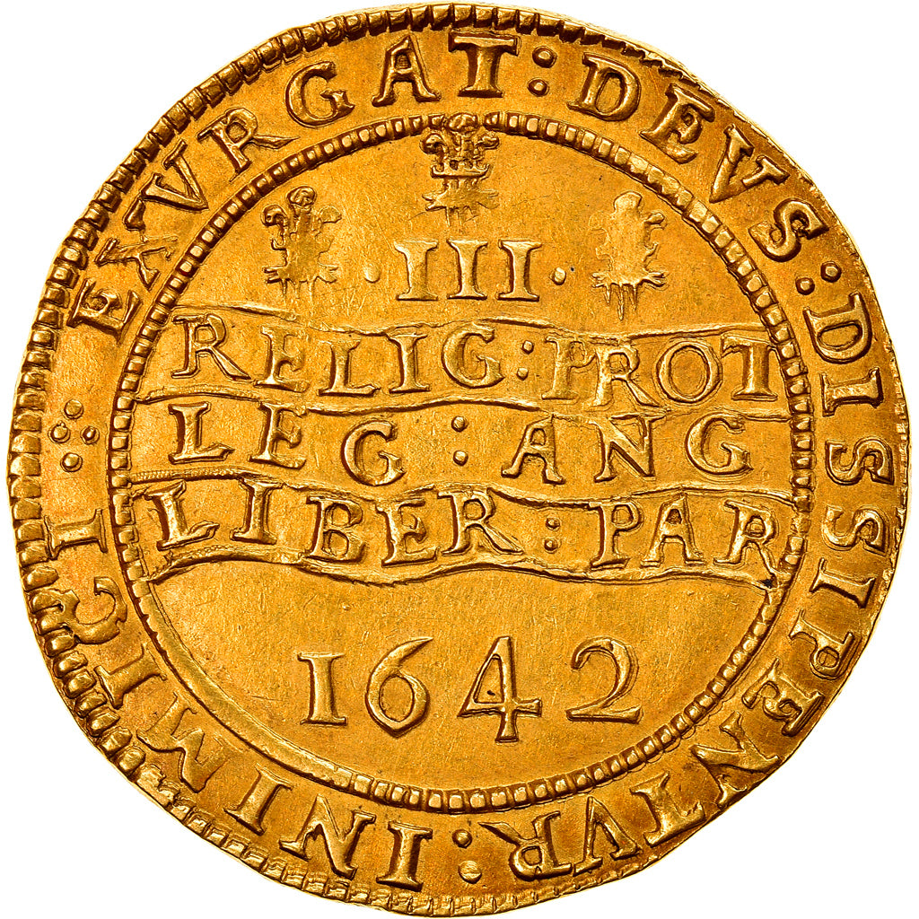 Coin, Great Britain, Charles I, Triple Unite, 1642, Oxford, Extremely rare