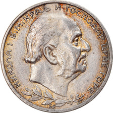 Monnaie, Montenegro, Nicholas I, 5 Perpera, 1914, SUP, Argent, KM:15