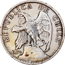 Moneta, Chile, Peso, 1915, EF(40-45), Srebro, KM:152.4