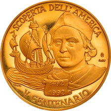 Italie, Médaille, Christophe Colomb Centenary, 1992, Exposition from Genova