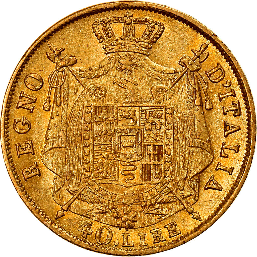 Coin, ITALIAN STATES, KINGDOM OF NAPOLEON, Napoleon I, 40 Lire, 1814, Milan
