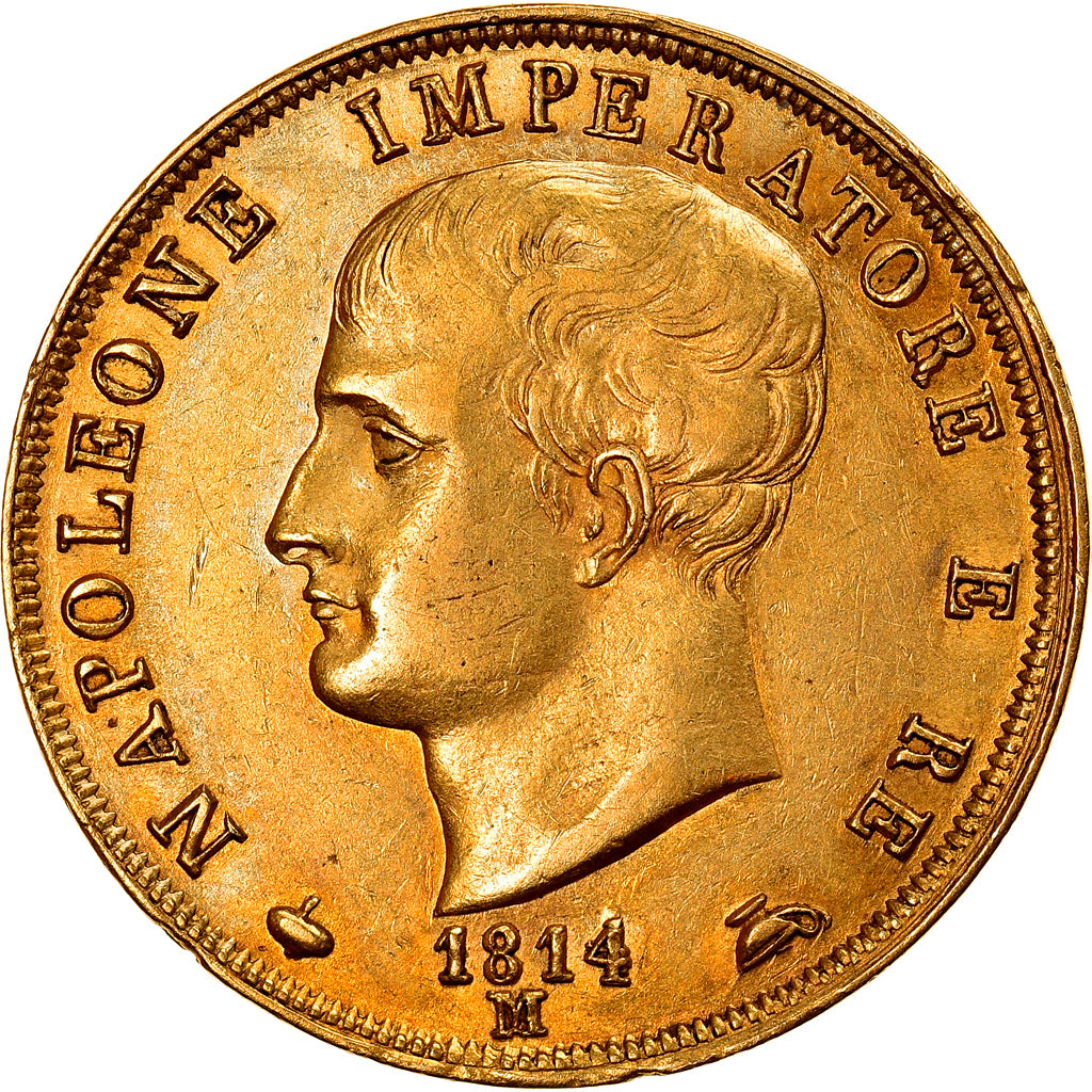 Coin, ITALIAN STATES, KINGDOM OF NAPOLEON, Napoleon I, 40 Lire, 1814, Milan