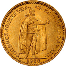 Moneta, Ungheria, Franz Joseph I, 20 Korona, 1908, Kormoczbanya, SPL-, Oro