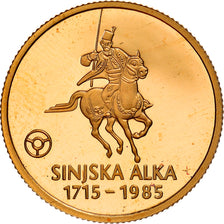 Münze, Jugoslawien, 10000 Dinara, 1985, STGL, Gold, KM:124