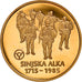 Münze, Jugoslawien, 20000 Dinara, 1985, STGL, Gold, KM:125