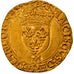 Moeda, França, François Ier, Ecu d'or, Toulouse, AU(55-58), Dourado