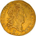 Moeda, França, Louis XIV, 1/2 Louis d'or au soleil, 1/2 Louis d'or, 1710, Lyon