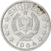 Moneta, Albania, 10 Qindarka, 1964, SPL-, Alluminio, KM:40