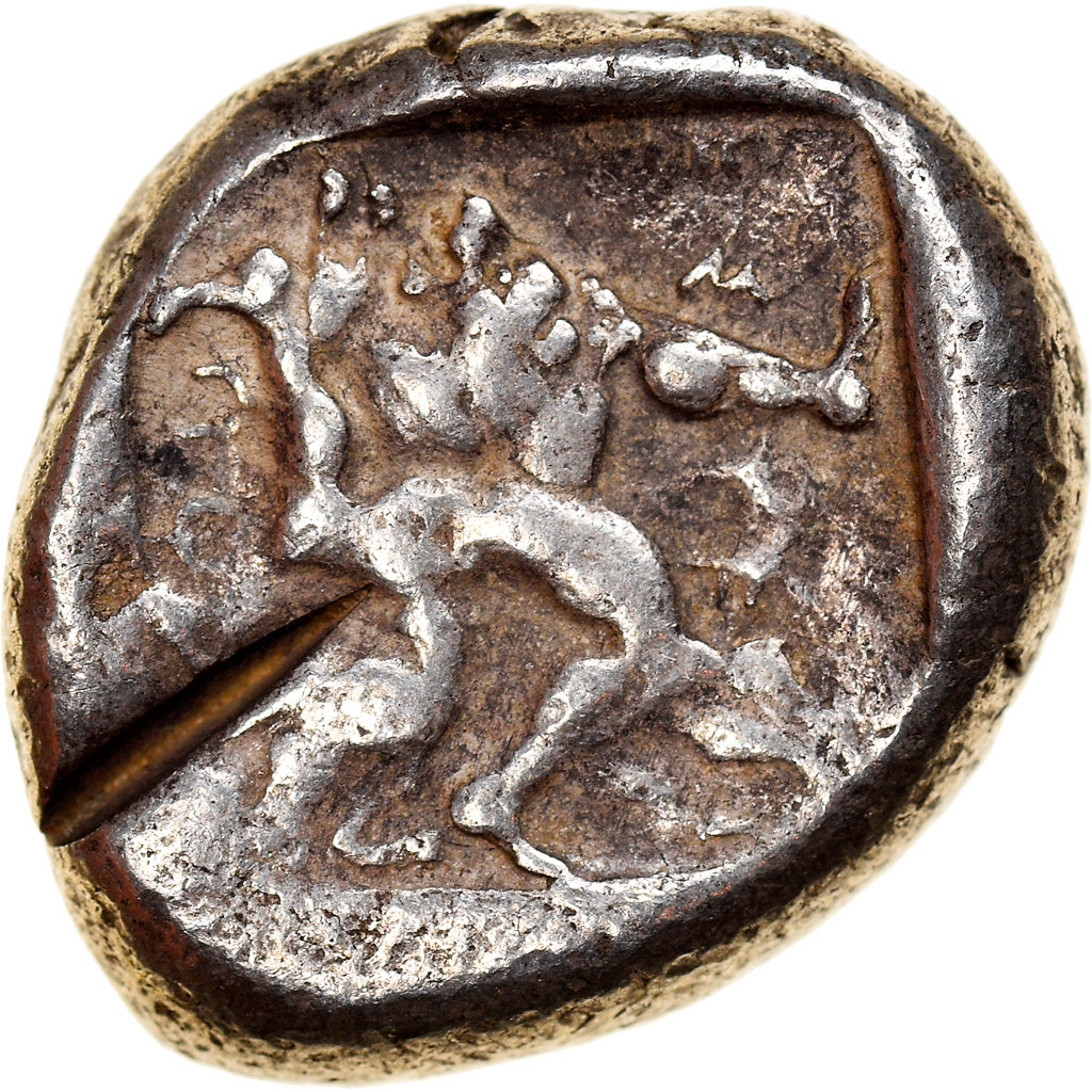 Moneda, Pamphylia, Aspendos, Stater, 465-430 BC, BC+, Plata, SNG-France:13var