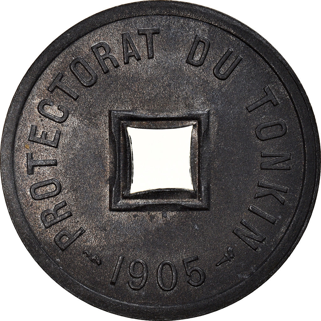 Monnaie, Tonkin, 1/600 Piastre, 1905, FDC, Zinc, KM:1