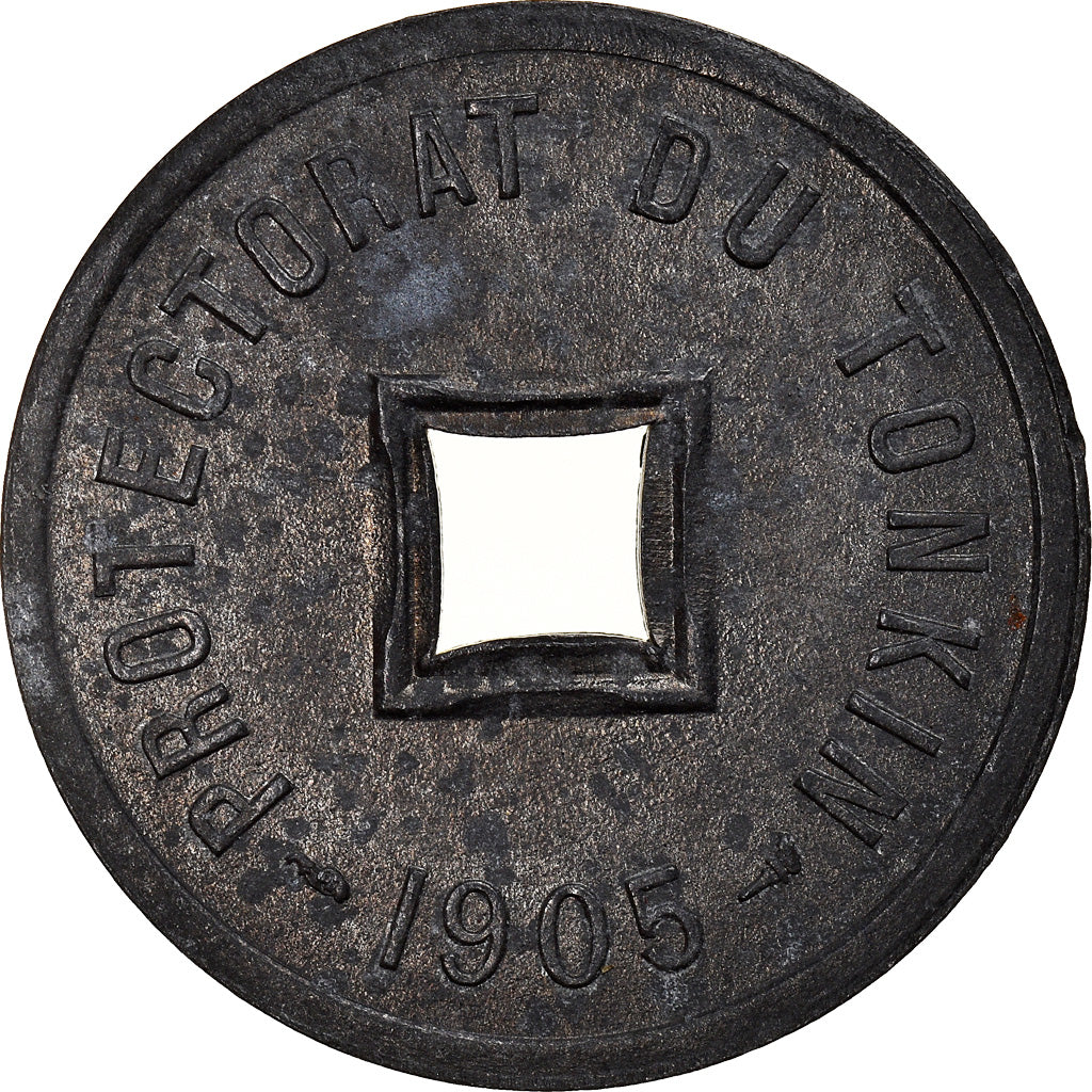 Monnaie, Tonkin, 1/600 Piastre, 1905, FDC, Zinc, KM:1