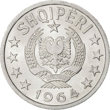 ALBANIA, 20 Qindarka, 1964, KM #41, MS(63), Aluminum, 22, 1.47