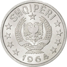 ALBANIA, 20 Qindarka, 1964, KM #41, MS(63), Aluminum, 22, 1.48
