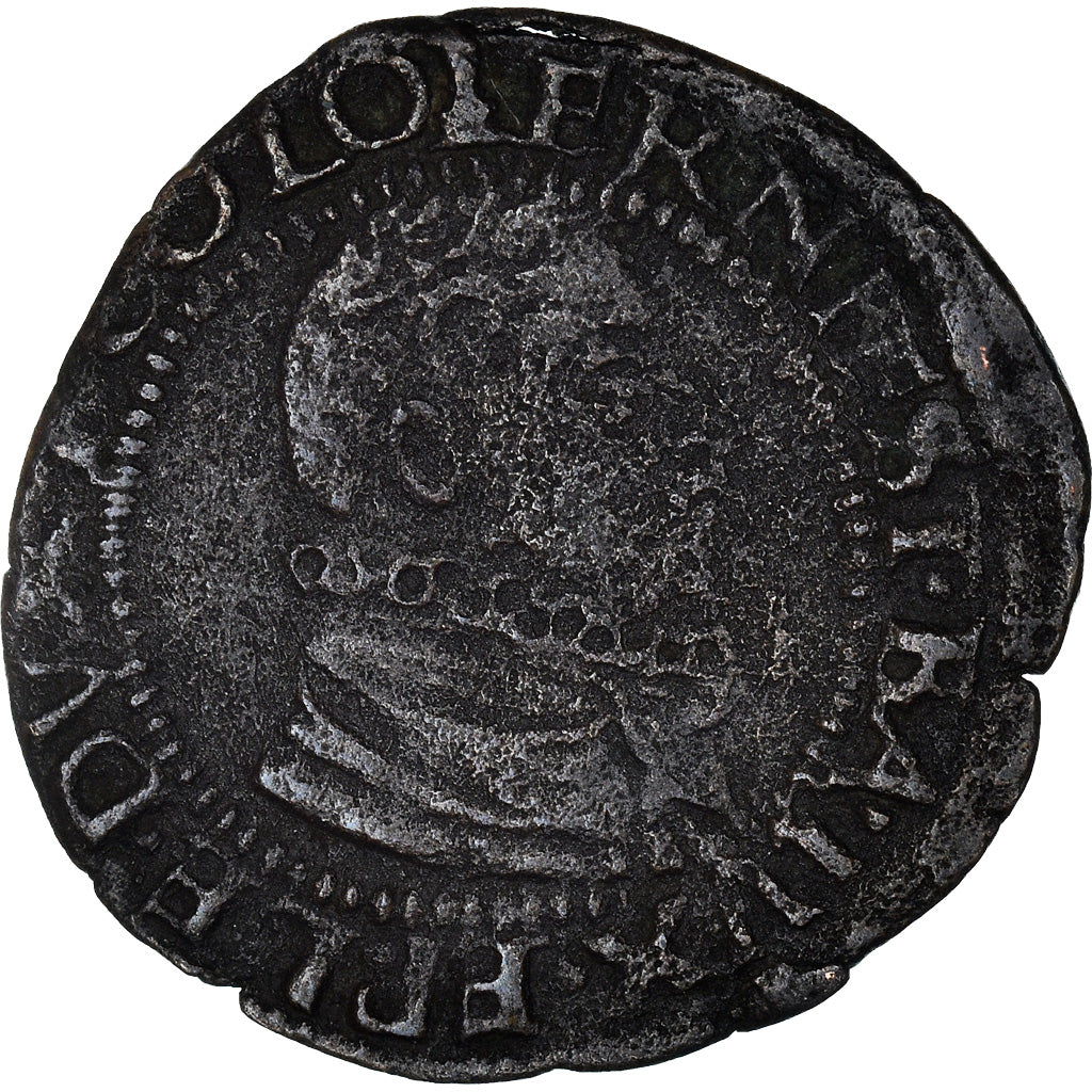 Coin, LIEGE, Ernest de Bavière, 12 Sols, 1584, Liege, EF(40-45), Copper