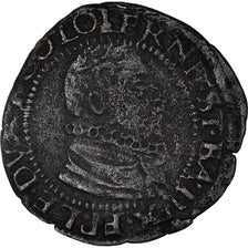 Coin, LIEGE, Ernest de Bavière, 12 Sols, 1584, Liege, EF(40-45), Copper