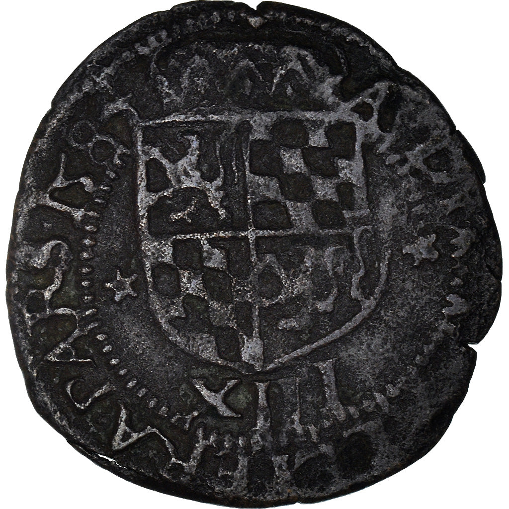 Coin, LIEGE, Ernest de Bavière, 12 Sols, 1584, Liege, EF(40-45), Copper