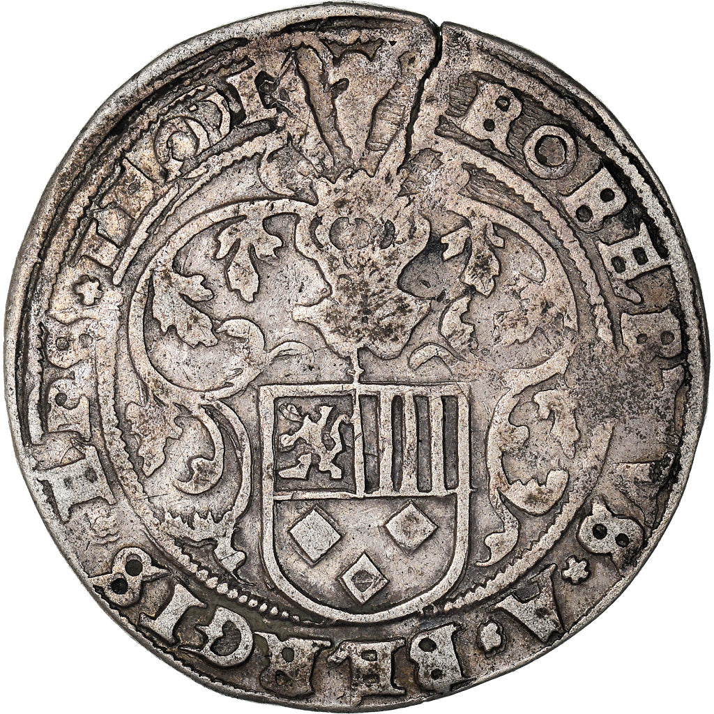 Coin, Belgium, Robert de Berghes, Spenger ou 5 patards, Liege, EF(40-45), Silver