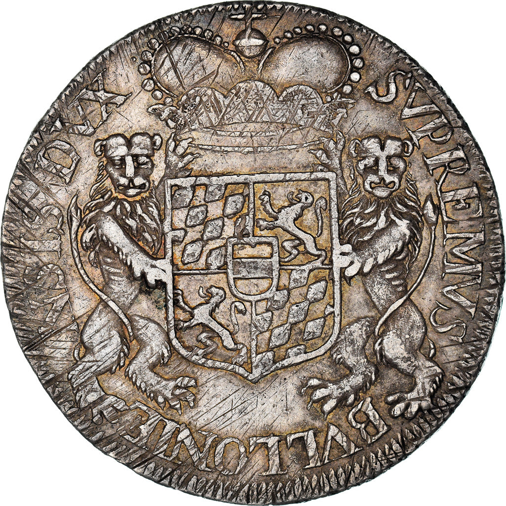 Coin, Belgium, Maximilian Henry, Ducaton, 1677, Liege, EF(40-45), Silver