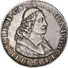 Coin, Belgium, Maximilian Henry, Patagon, 1674, Liege, EF(40-45), Silver