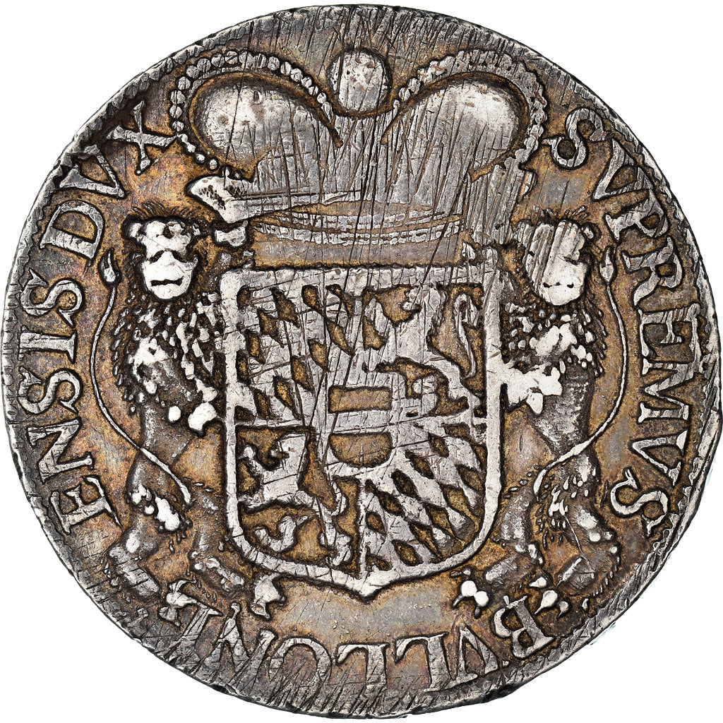 Coin, Belgium, Maximilian Henry, Patagon, 1676, Liege, VF(30-35), Silver