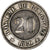 Moneta, Belgia, 20 Centimes, 1860, Brussels, Proof, AU(55-58), Miedź-Nikiel