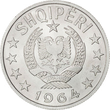 ALBANIA, Lek, 1964, KM #43, MS(63), Aluminum, 26.5, 2.38