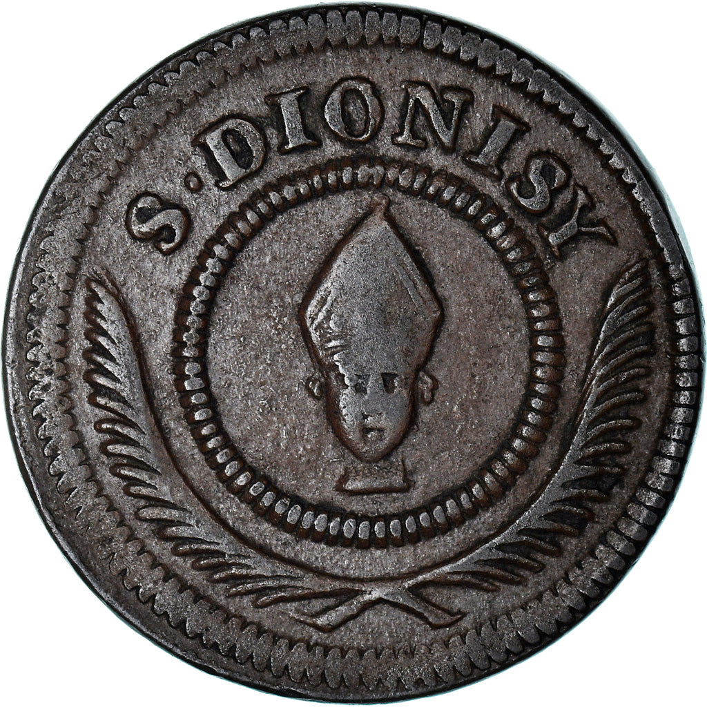 Belgium, Token, Chapitre de Saint-Denis , Liège, 1711, EF(40-45), Copper