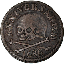 Belgium, Token, Saint Lambert - Liège, 1686, AU(55-58), Copper