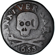 Belgium, Token, Saint Lambert - Liège, 1653, VF(30-35), Copper