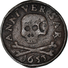 Belgium, Token, Saint Lambert - Liège, 1653, VF(30-35), Copper