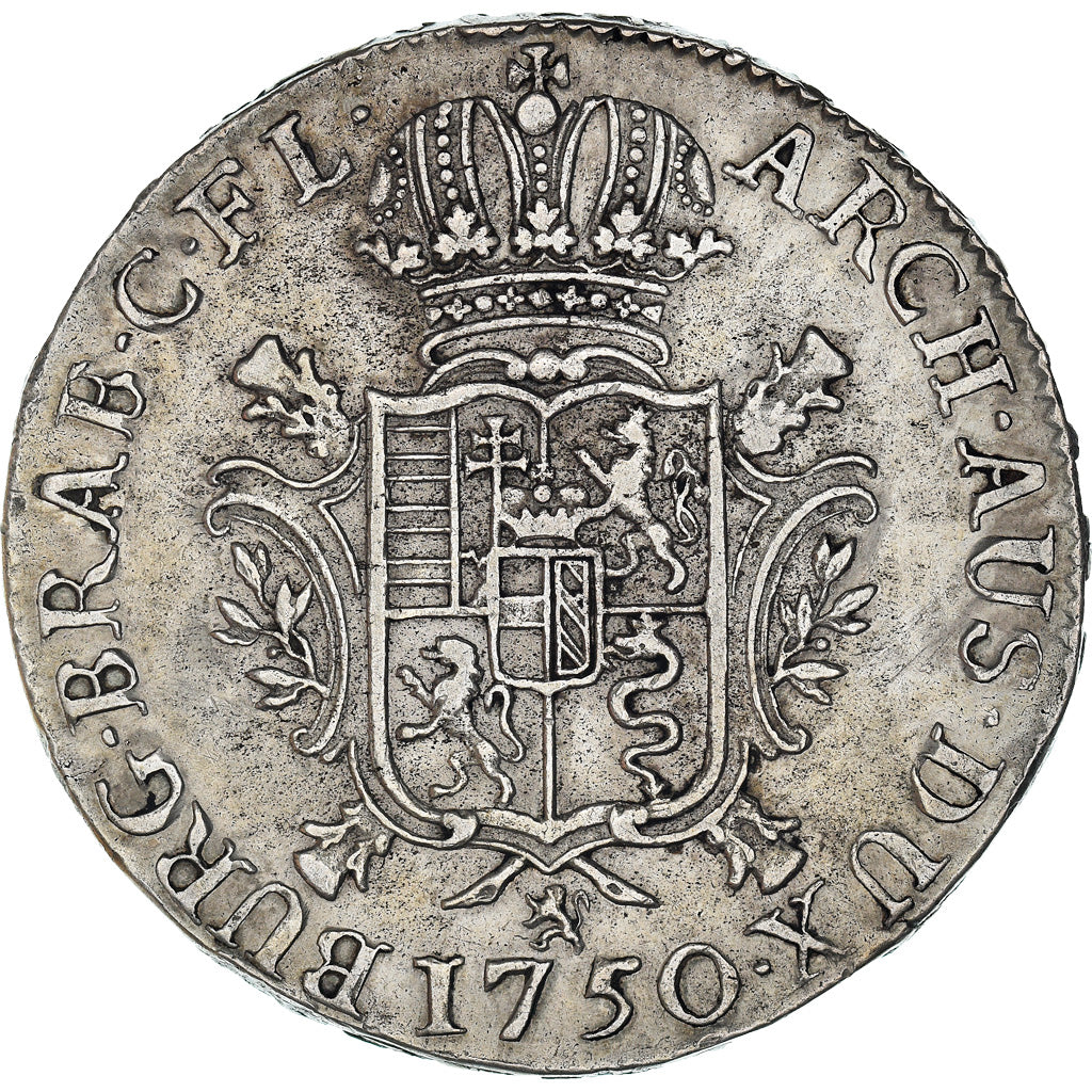 Coin, AUSTRIAN NETHERLANDS, Maria Theresa, Ducaton, 1750, Bruges, AU(50-53)