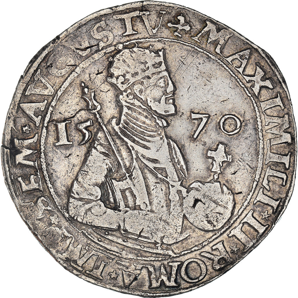 Coin, Spanish Netherlands, Christophe de Manderscheid, Rixdaler, 1570, Stavelot