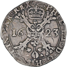 Coin, Spanish Netherlands, Philip IV, Patagon, 1623, Arras, VF(30-35), Silver
