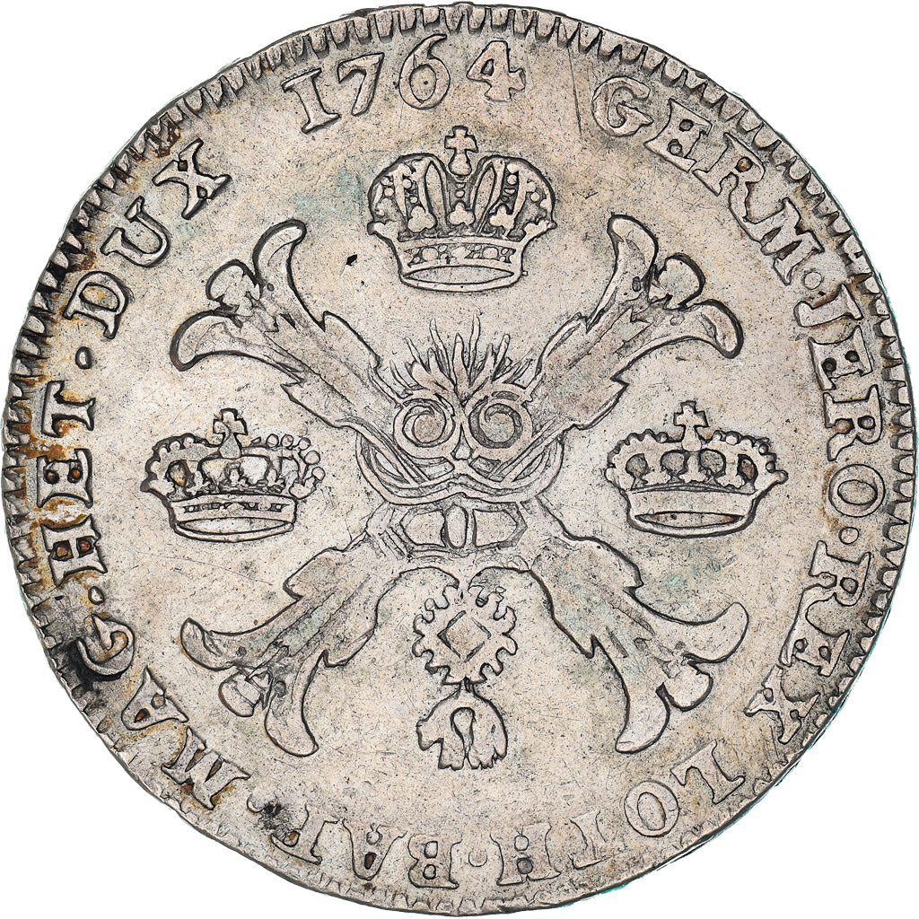 Coin, AUSTRIAN NETHERLANDS, Maria Theresa, Kronenthaler, 1764, EF(40-45)