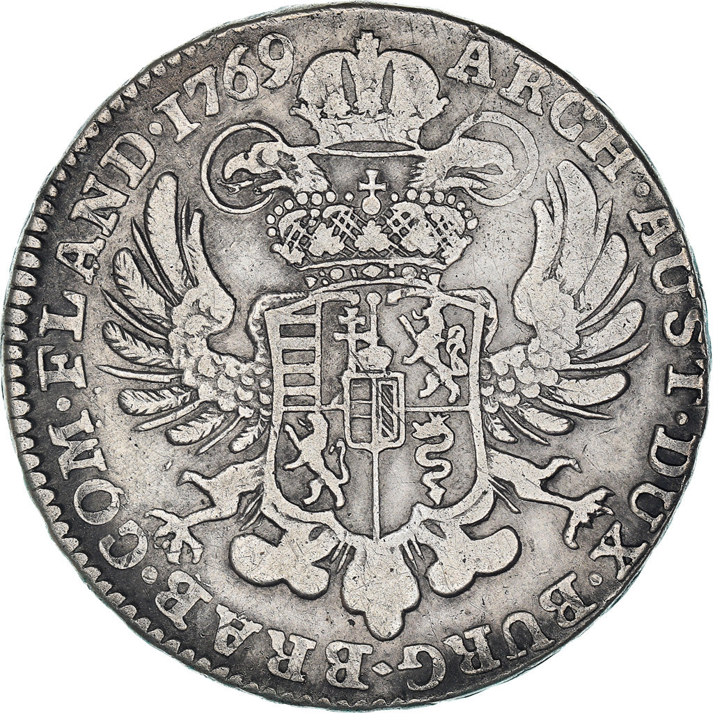 Coin, AUSTRIAN NETHERLANDS, Maria Theresa, Kronenthaler, 1769, EF(40-45)