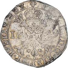 Coin, Spanish Netherlands, Philip IV, Patagon, 1629, Brussels, EF(40-45), Silver