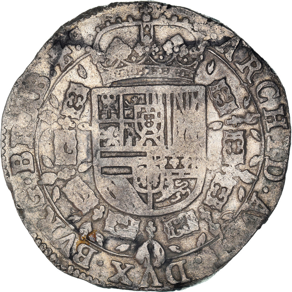 Coin, Spanish Netherlands, Philip IV, Patagon, 1629, Brussels, EF(40-45), Silver
