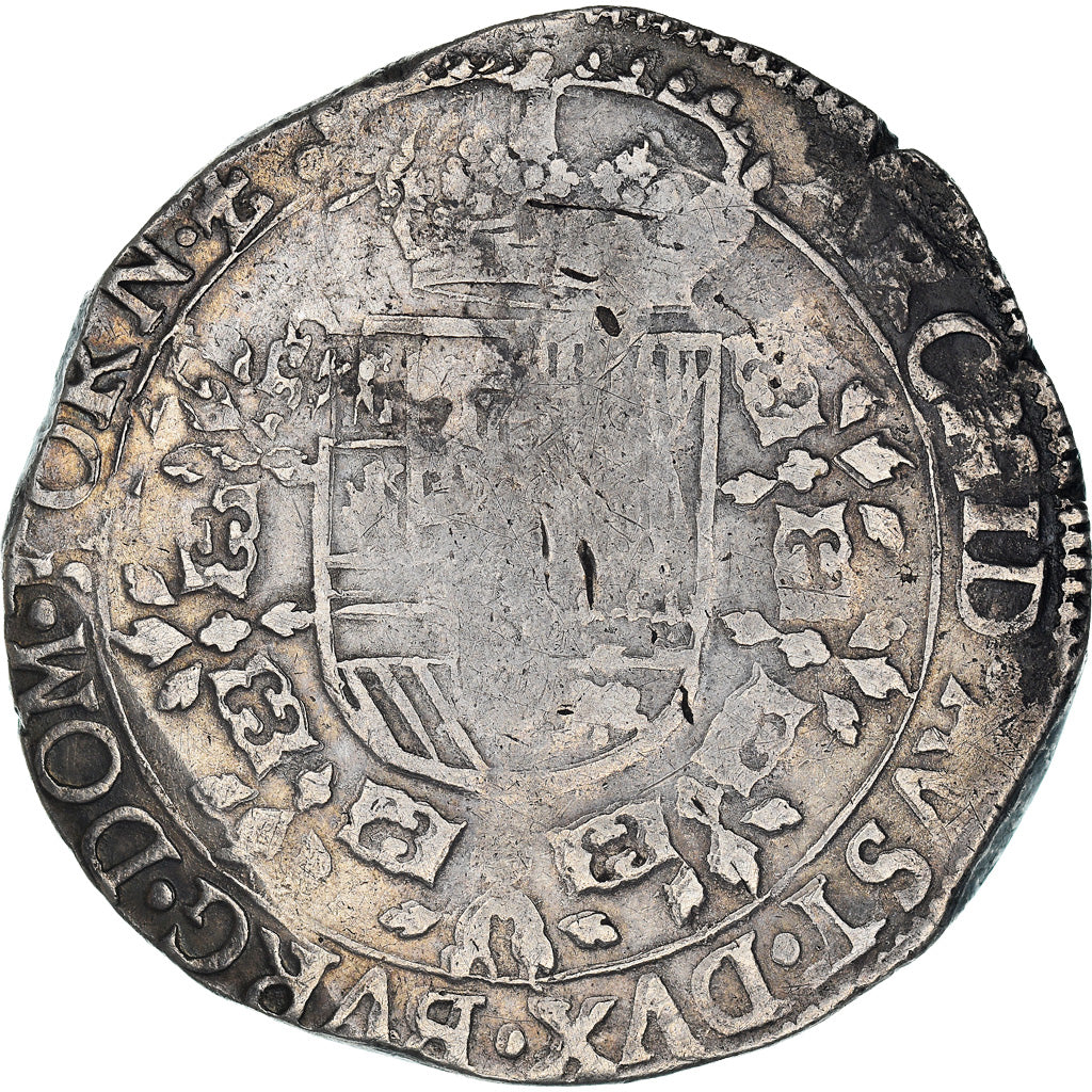 Coin, Spanish Netherlands, Philip IV, Patagon, 1623, Tournai, VF(20-25), Silver