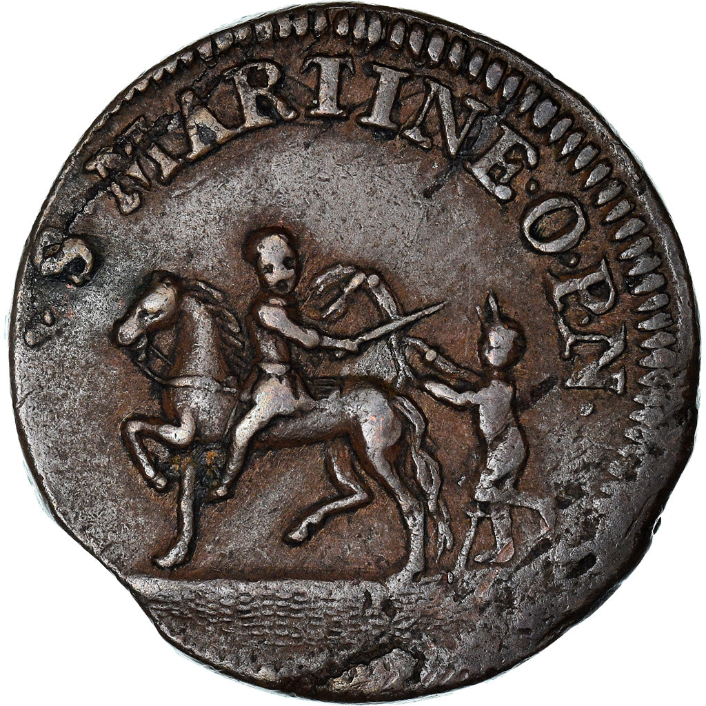 LIEGE, Token, Saint Martin, EF(40-45), Miedź