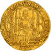 Coin, France, Flanders, Louis II de Mâle, Chaise d'or, AU(55-58), Gold