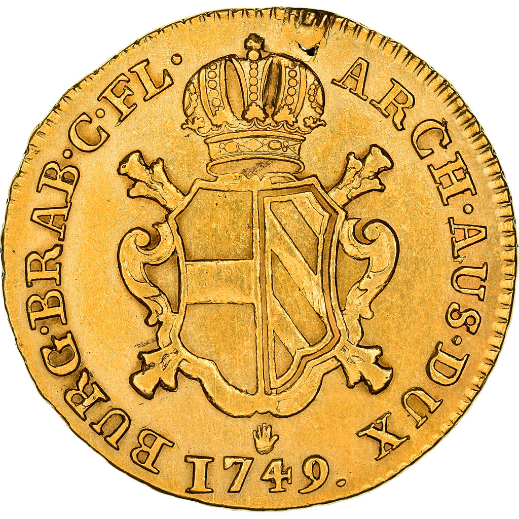 Coin, AUSTRIAN NETHERLANDS, Maria Theresa, Souverain d'or, 1749, Antwerp