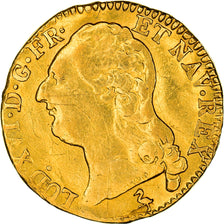 Moneda, Francia, Louis XVI, Louis d'Or, 1789, Paris, MBC, Oro, Gadoury:361