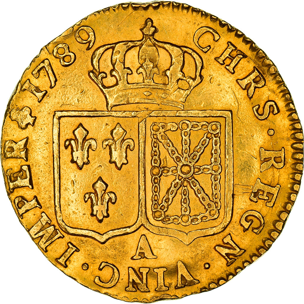 Monnaie, France, Louis XVI, Louis d'Or, 1789, Paris, TTB, Or, Gadoury:361