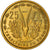 Moeda, Togo, 25 Francs, 1956, Paris, ENSAIO, MS(60-62), Alumínio-Bronze, KM:E8